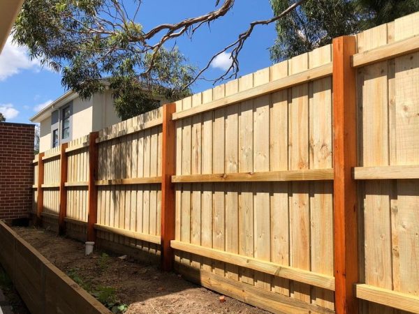 Timber Paling Fence Installation
